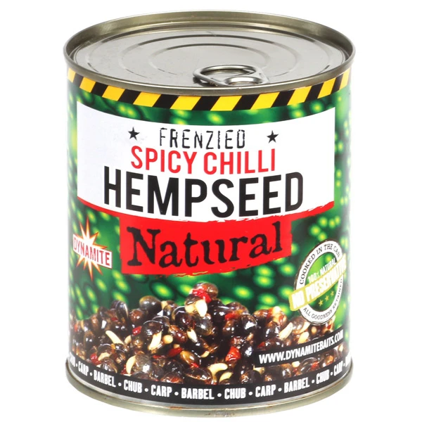 DYNAMITE BAITS Frenzied Spicy Chili Hempseed Natural 700gr 2 DYNAMITE BAITS Frenzied Spicy Chili Hempseed Natural 700gr - Afbeelding 2