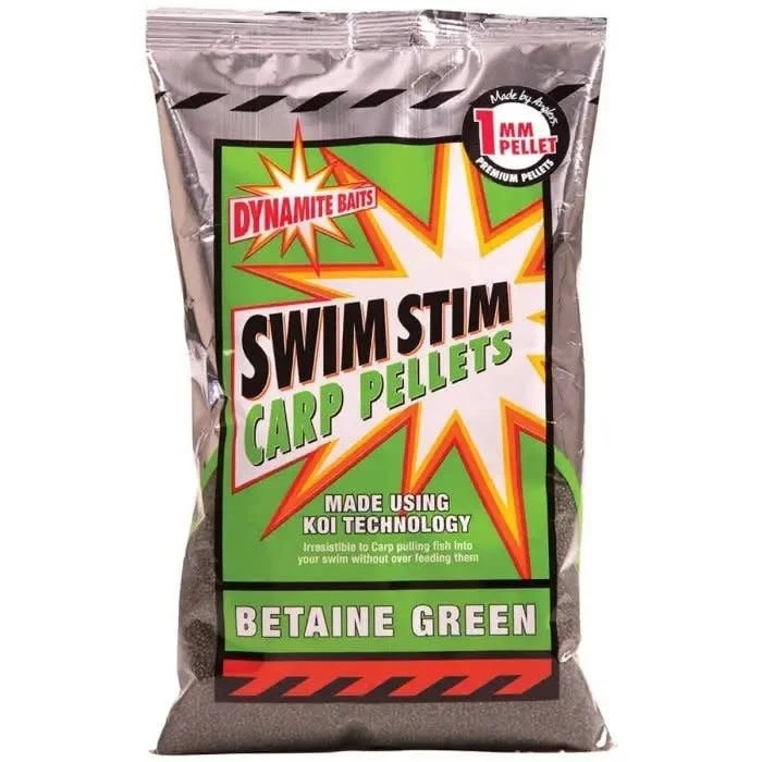 DYNAMITE BAITS Swim Stim Betaine Green Pellets 1mm 2 DYNAMITE BAITS Swim Stim Betaine Green Pellets 1mm - Afbeelding 2