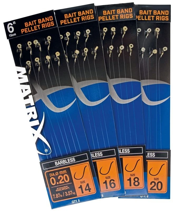 Matrix Bait Band Pellet Rigs 0.14mm Size 20 2 Matrix Bait Band Pellet Rigs 0.14mm Size 20 - Afbeelding 2