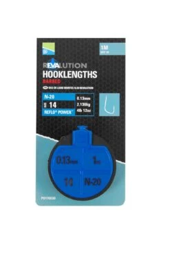 Revalution Hooklengths Barbed N-20 -Hengelsport Winkel preston innovations revalution hooklengths barbed 1