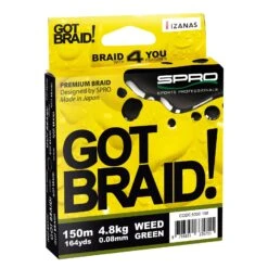Spro GOT BRAID WEED GREEN -Hengelsport Winkel spro got braid weed green 2
