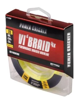 Spro V ‘BRAID’ 4X Yellow -Hengelsport Winkel spro vi braid 4x yellow 3